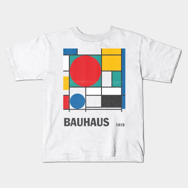 classic bauhaus Kids T-Shirt by moronicart